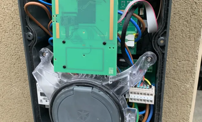 Supervision Chargemap d'une borne Alfen par câble Ethernet, Pau et ses environs, VOLT e-BORNE