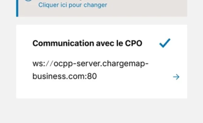Remise en service d'une borne Hager en supervision Chargemap